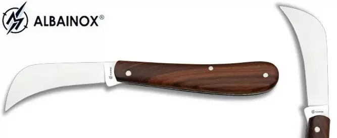 Couteau serpette 16,8cm bois – Albainox
