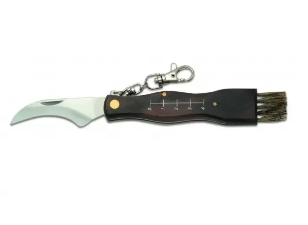 Couteau serpette 17cm + réglette et brossette