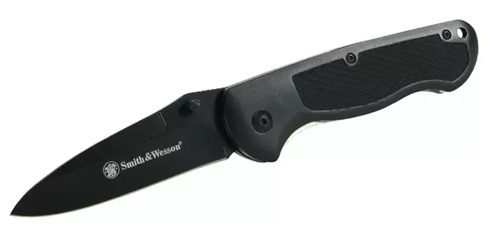 Couteau Smith & Wesson pliant – noir CH016