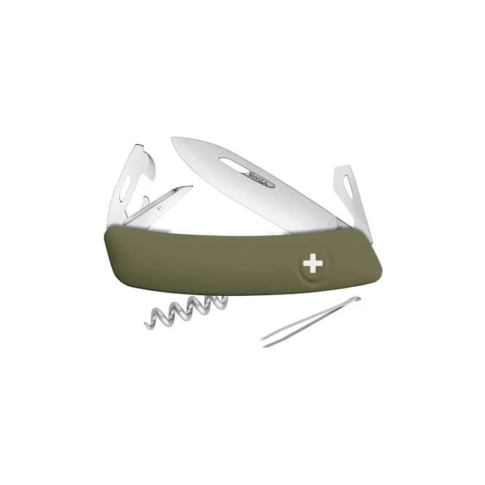 Couteau suisse SWIZA D03, Vert olive