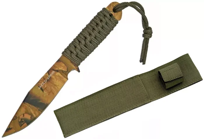 Couteau tactique 19cm full tang – poignard paracorde