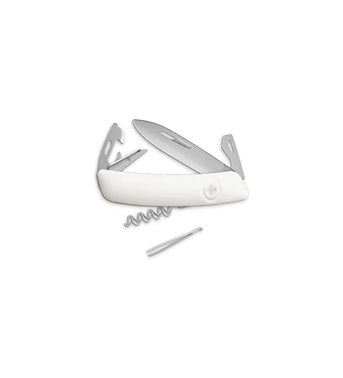 Couteaux suisses Swiza D03 Allmatt, blanc 7,5 cm