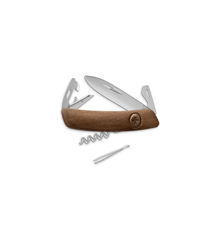 Couteaux suisses Swiza D03 Allmatt, noyer 7,5 cm