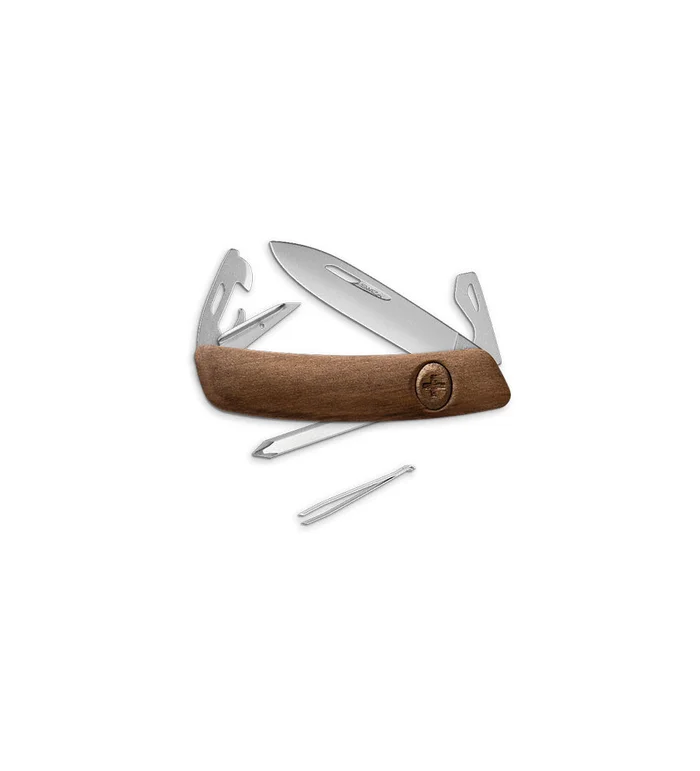 Couteaux suisses Swiza D04 Allmatt – noyer 7,5 cm