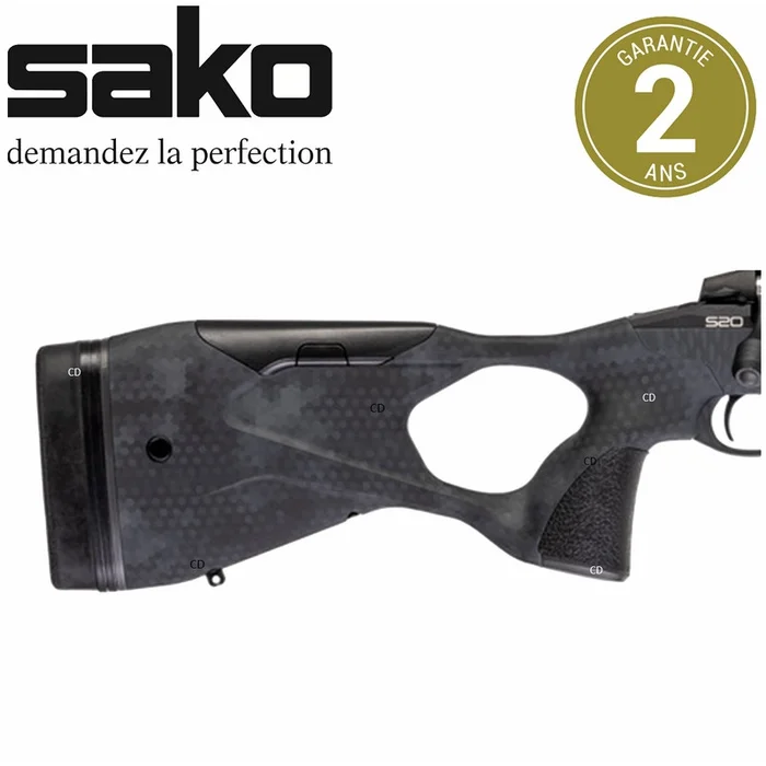 Crosse Arrière Polyfade Black Rock Sako S20 Hunter Pour Carabine S20