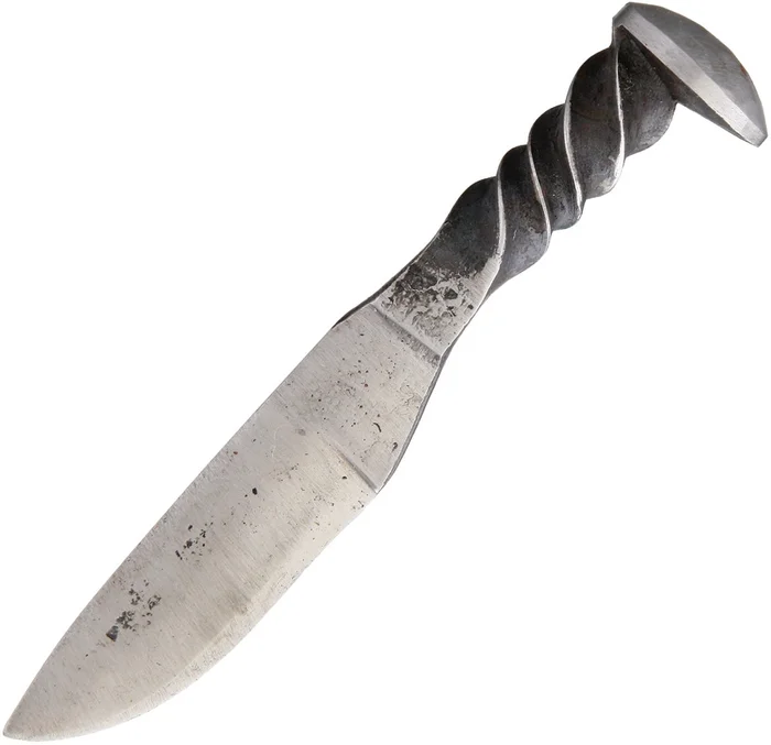 CST5 Mini Railroad Spike Knife