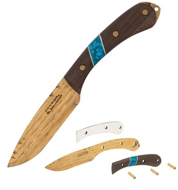 CTK2829-3.5-HI – Condor Blue River Knife Kit en bois