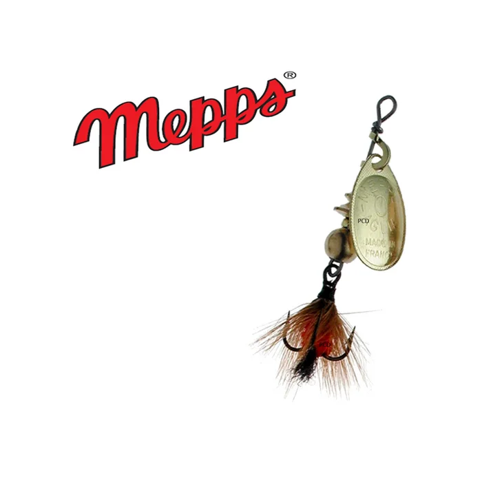 Cuiller Mepps Aglia Or Mouche Rouge