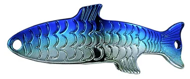Cuillère Acme S300/SNB Phoebe, 1 1/4&Prime;, 1/12 oz, Argent et Bleu Néon