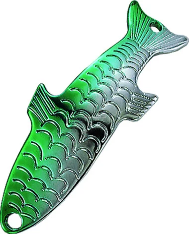 Cuillère Acme S302/MPR Phoebe, 1 5/8&Prime;, 1/8 oz, argent et vert néon