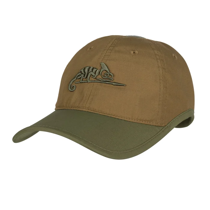 CZ-LGC-PR-1102A – Helikon Tex casquette Polycoton ripstop Coyote/Vert olive