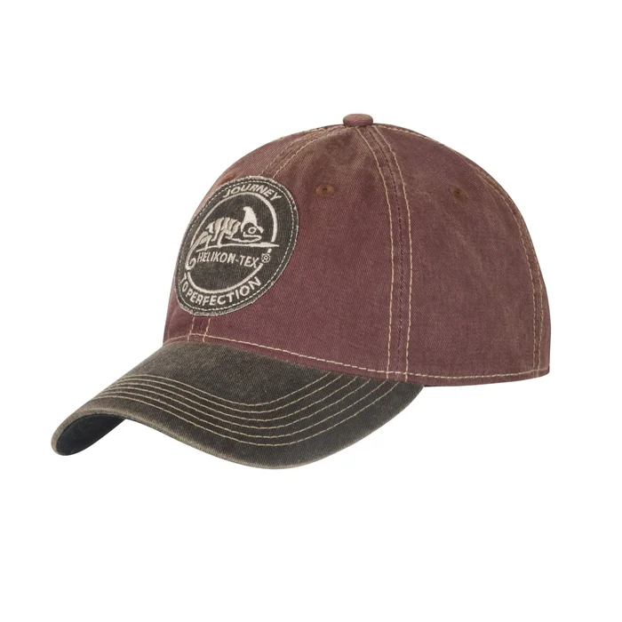 CZ-LSC-DW-1E0TD – Helikon tex Casquette Snapback délavé Bordeaux/Noir