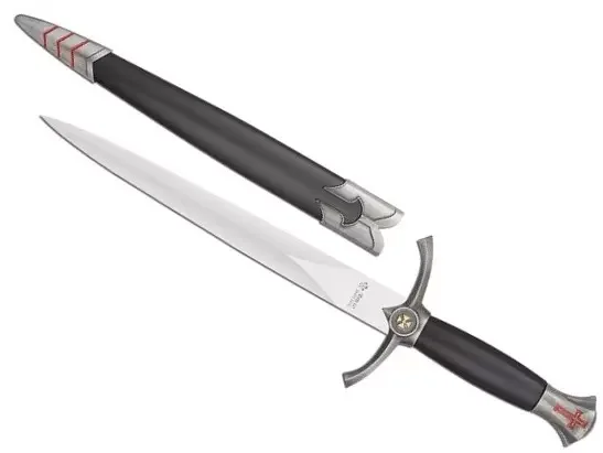 Dague Les Templiers croix catholique 36,5cm IMPERIAL