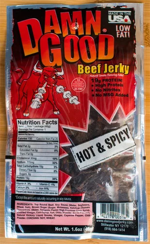 Damn Good Beef Jerky – 1,6 oz – Boeuf séché épicé