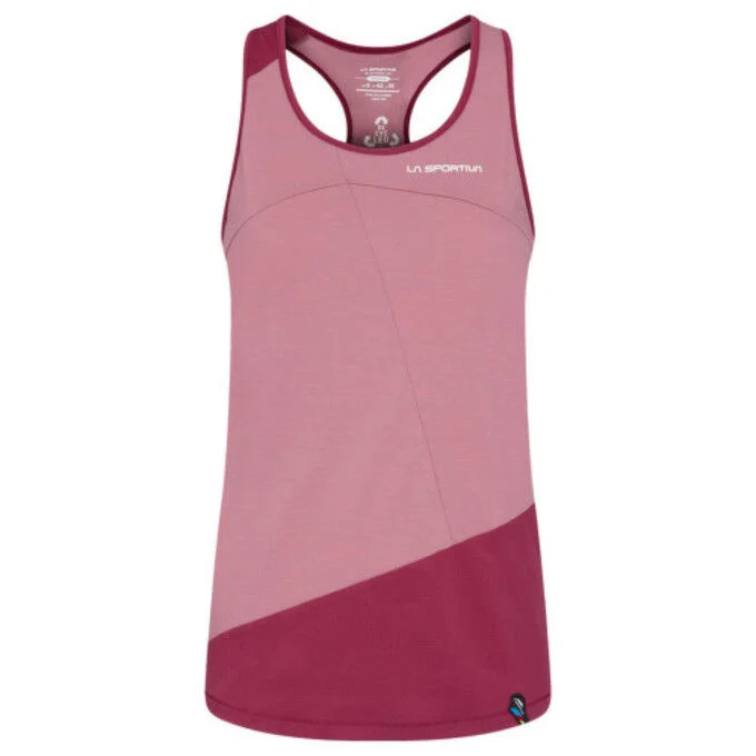 Debardeur d’escalade femme La Sportiva Charm – Blush/Red Plum