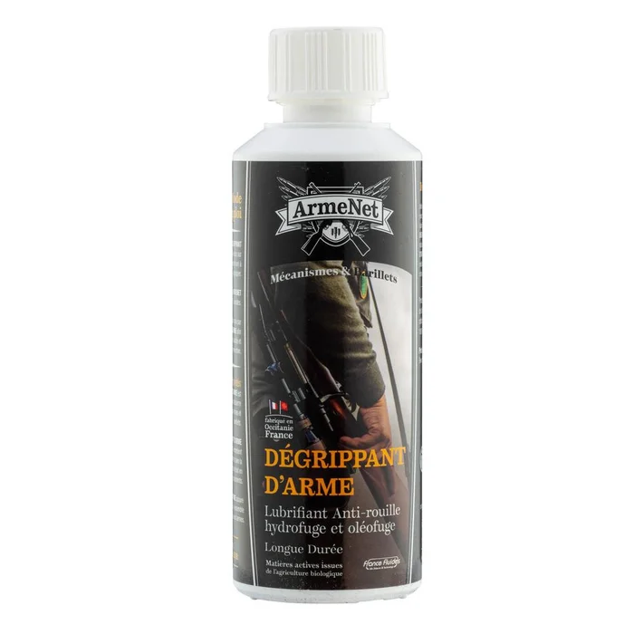 Dégrippant d’Arme Armenet 250 ml – Action Rapide – Protection Anticorrosion – Entretien Efficace des Armes