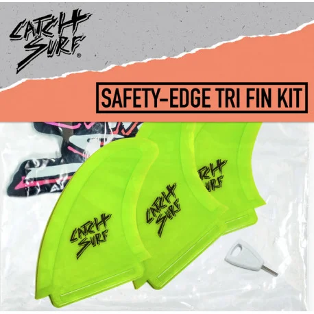 Dérives SurfCatch Surf SAFETY EDGE TRI FIN KIT