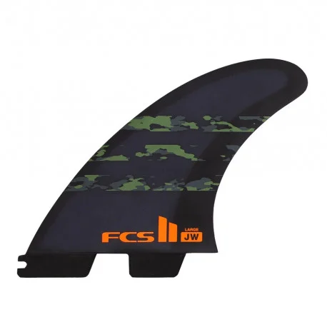 Dérives SurfFCS FCS II Julian Wilson PC AirCore Tri Fins – Army/Camo