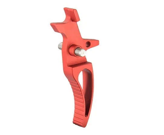 Détente AEG V2 Speed Skeleton Curved rouge
