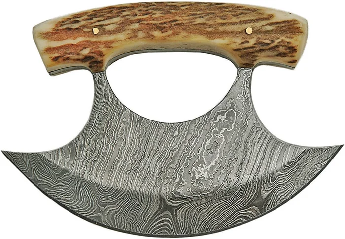 DM1111SG – Damascus Ulu Knife