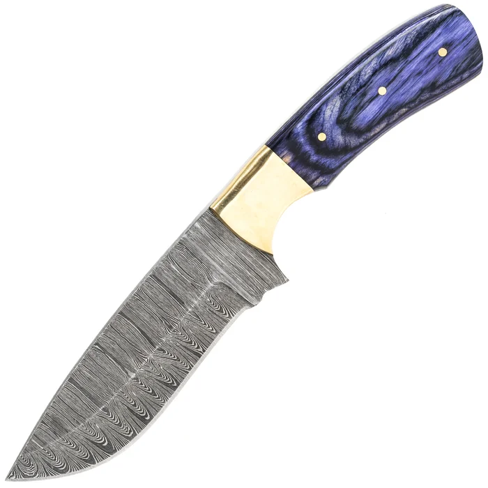 DM1312- Rite Edge Damascus Opal Blue Hunter
