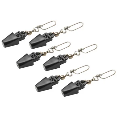 Downrigger Cannon Qté de 6 terminateurs de poids ou de clip à bille – Lot de 6