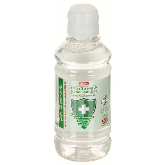 Dr. Brown’s Gel désinfectant pour les mains 250 ml, 80% d’alcool