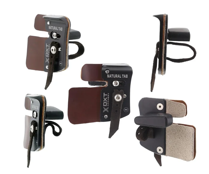 DXT ARCHERY NATURAL CORDOVAN OLYMPIC RECURVE TAB