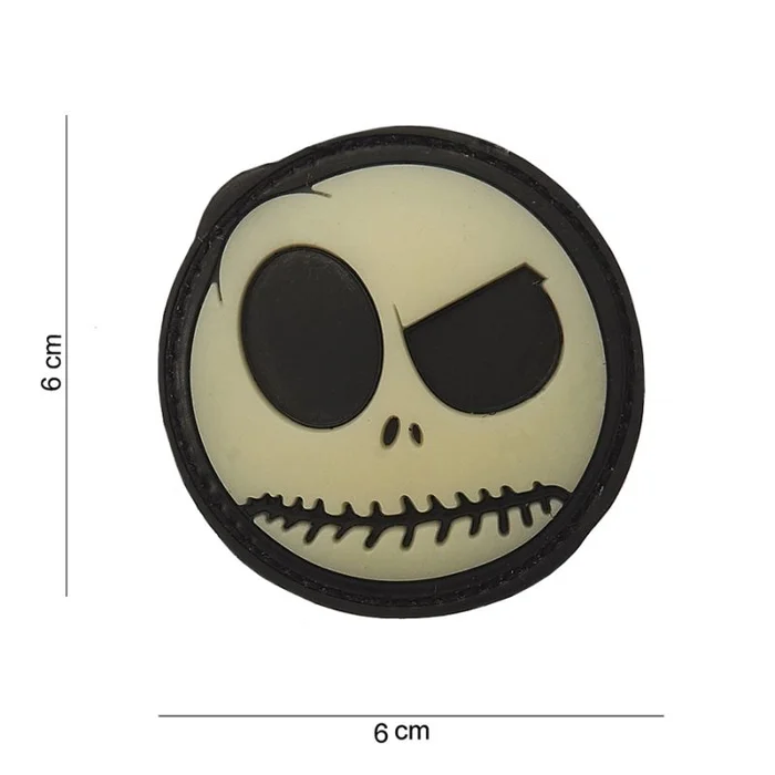 Écusson 3D BIG NIGHTMARE SMILEY PVC Velcro