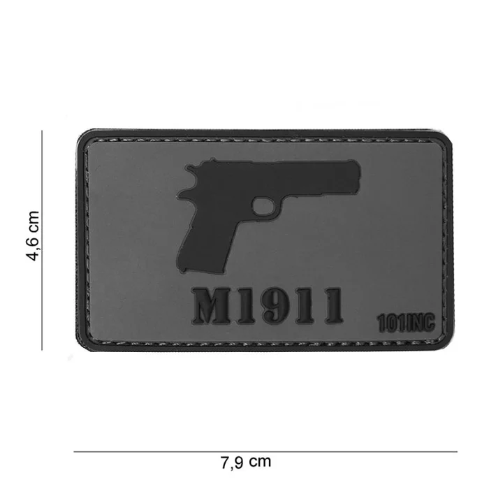 Écusson 3D COLT M1911 PVC Velcro
