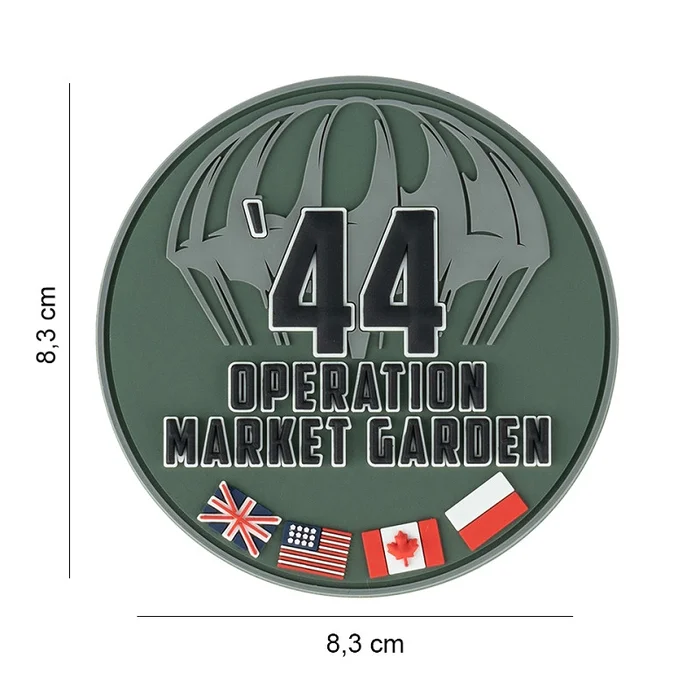 Écusson 44 Operation Market Garden 3D PVC Velcro