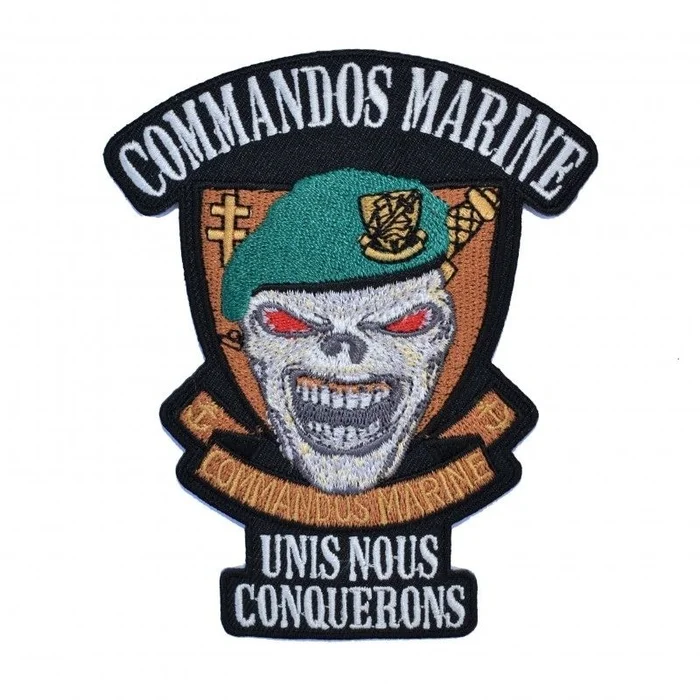 Écusson brodé Commandos Marine Thermocollant