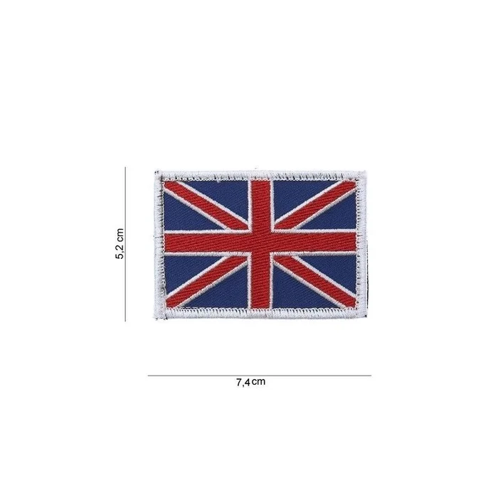 Écusson brodé Grande Bretagne 7cm*5cm Velcro
