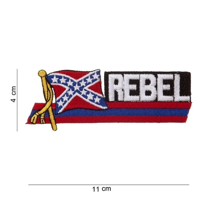 Écusson brodé REBEL Thermocollant