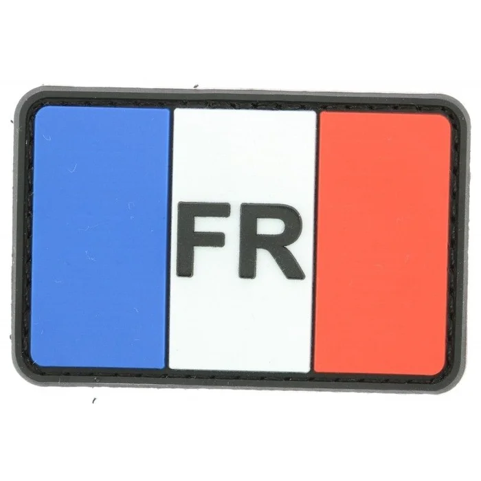 Écusson Drapeau France PVC Velcro