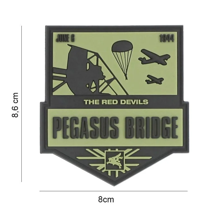 Écusson PEGASUS BRIDGE 3D PVC Velcro