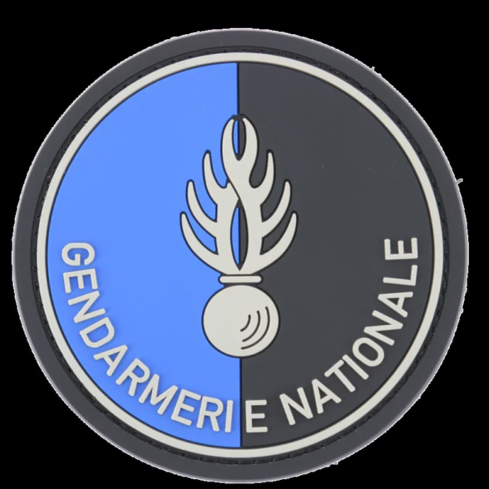 Ecusson PVC Gendarmerie Nationale NON AGREE REF 211 PVC