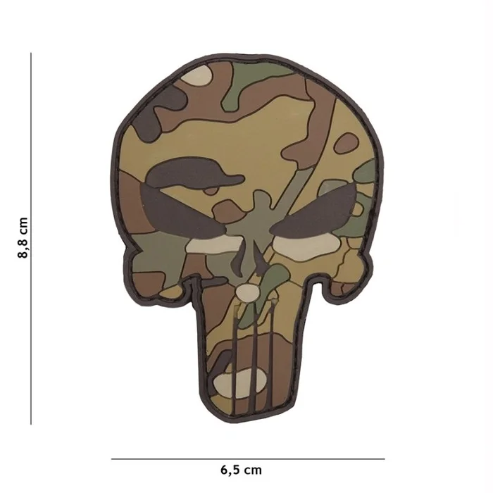 Écusson PVC Punisher Camouflage Velcro