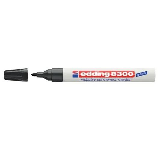 Edding 8300 marqueur permanent industriel noir (rond 1,5 – 3 mm)