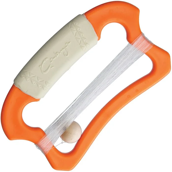 EL09 – EMBERLIT Cabuya Fishing Handline Orange Moulinet à Main de Pêche