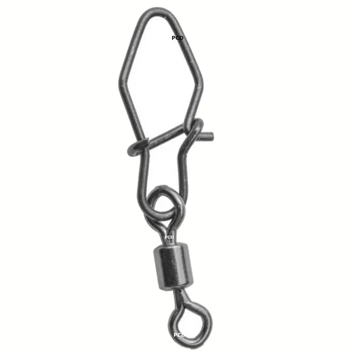 Emerillons Truite Garbolino Streamline Rolling Simple + Agrafe Diamant Par 10