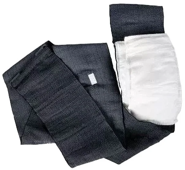 EMS.PZBD0052 – RHINO RESCUE Pansement compressif noir 10 cm 2 Tampons