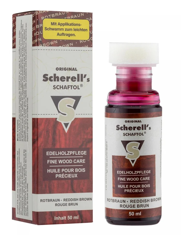 EN5110 – Schaftol Huile pour bois teinte rouge brun