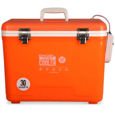 Engel 30qt Live Bait Drybox/Cooler – Orange Haute Visibilité