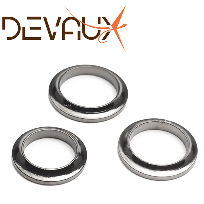 ENJOLIVEUR DEVAUX METALLIQUE PLAT NOIR 11MM