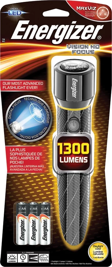 ENREPMZH61 Energizer Vision HD Focus Flashlight