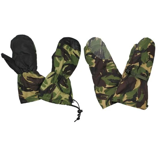Ensemble de mitaines de l’armée britannique Gore-tex ECW avec mitaines ripstop, camouflage DPM
