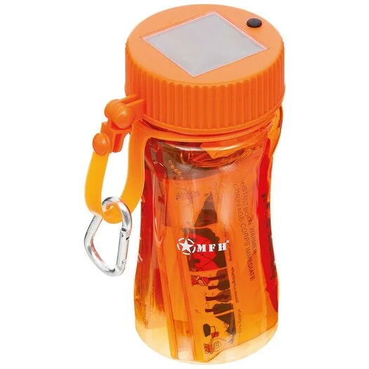 Ensemble de survie MFH 34 pièces, orange transparent