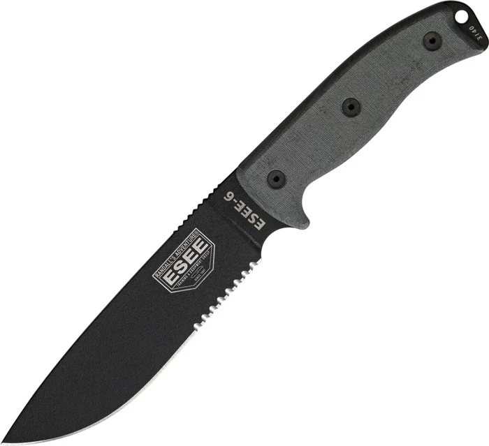 ES6SOD – ESEE MODEL 6 STANDART EDGE combo edge F G sheath