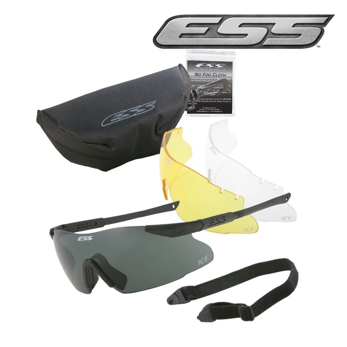ESS-7400017 – ESS Lunettes Ballistiques ICE Naro 3 verres